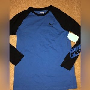Boys puma long sleeve Tee
